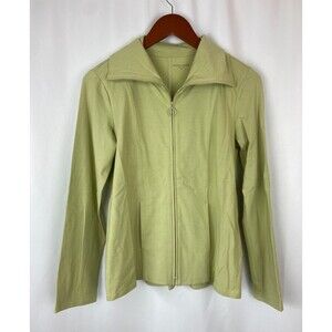 Eileen Fisher Jacket Women's XS Full Zip Stretch Lightweight Organic Cotton Soft
